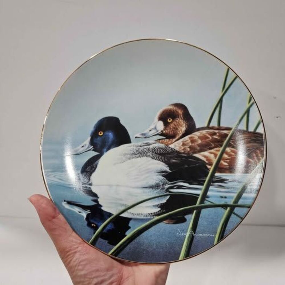 W.S. George 'The Lesser Scaup' Collector Plate by Neal Anderson